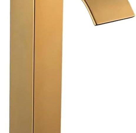 مجموعة خلاط حوض حمام متعدد الاشكال والالوان (خلاط شلال مغلق لوان ذهبي)